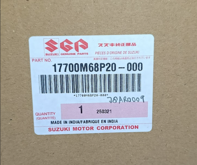 RADIADOR PARA SUZUKI BALENO 2022-2023 OEM 17700M68P20