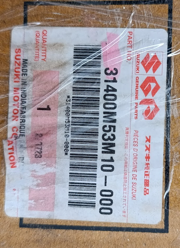 CODIGO ORIGINAL DE ALTERNADOR SUZUKI ALTO 2012-2023 OEM