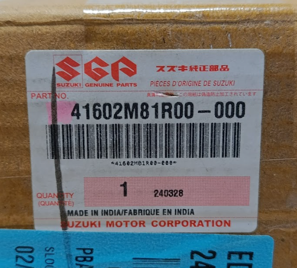 CODIGO ORIGINAL AMORTIGUADOR DELANTERO IZQUIERDO SUZUKI CELERIO 2021-2024 OEM
