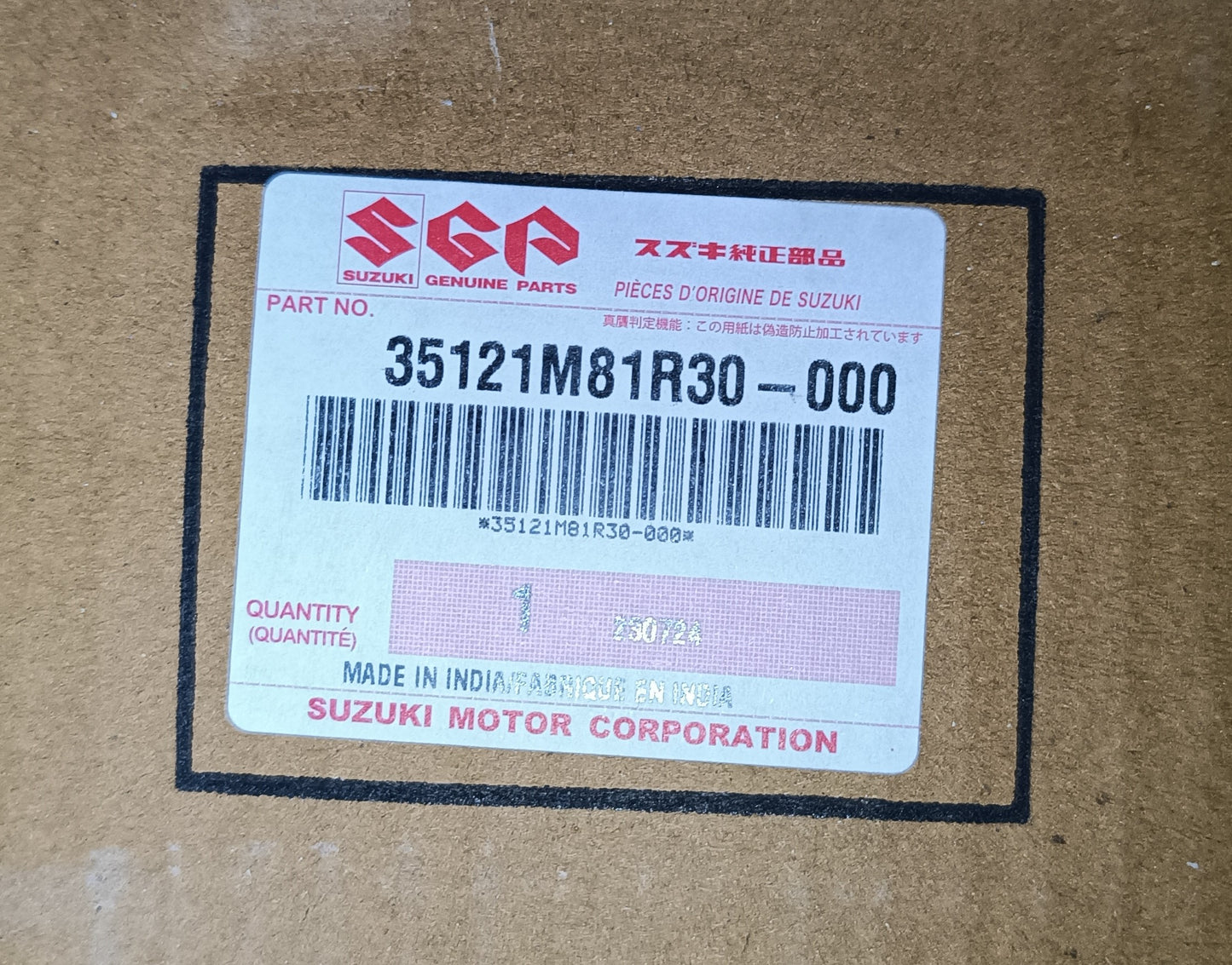 OEM ORIGINAL DE FARO DELANTERO DERECHO SUZUKI CELERIO 2022 2025