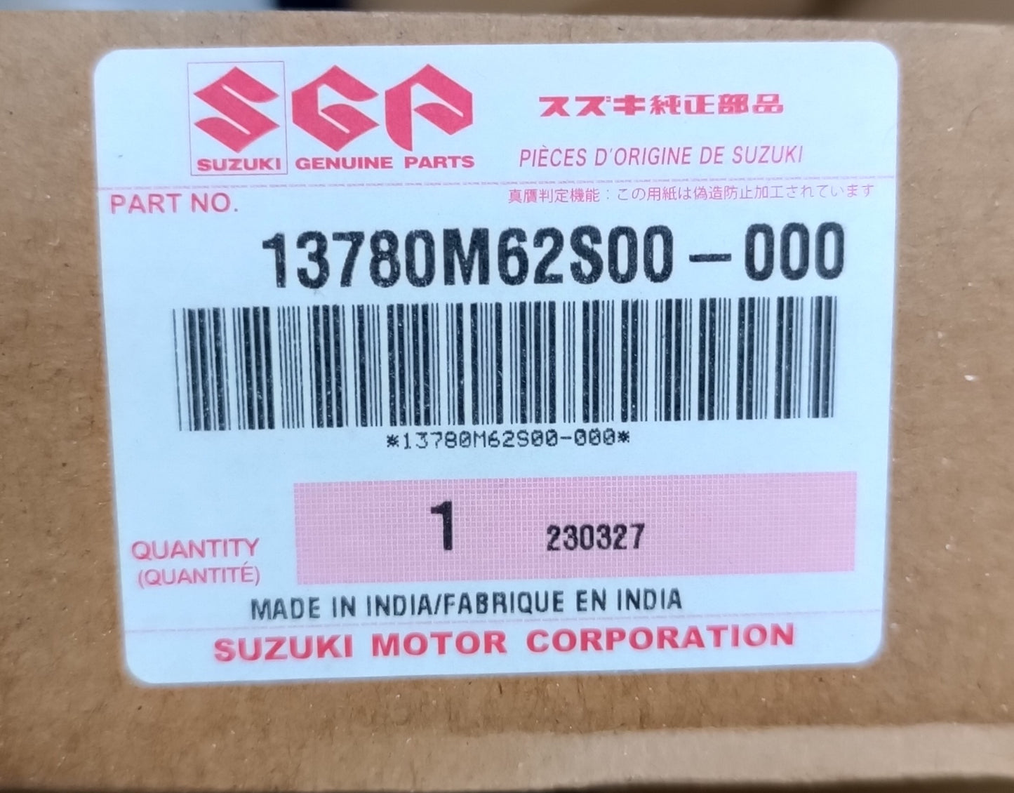 OEM ORIGINAL DE FILTRO DE AIRE SUZUKI SPRESSO 2019 2022