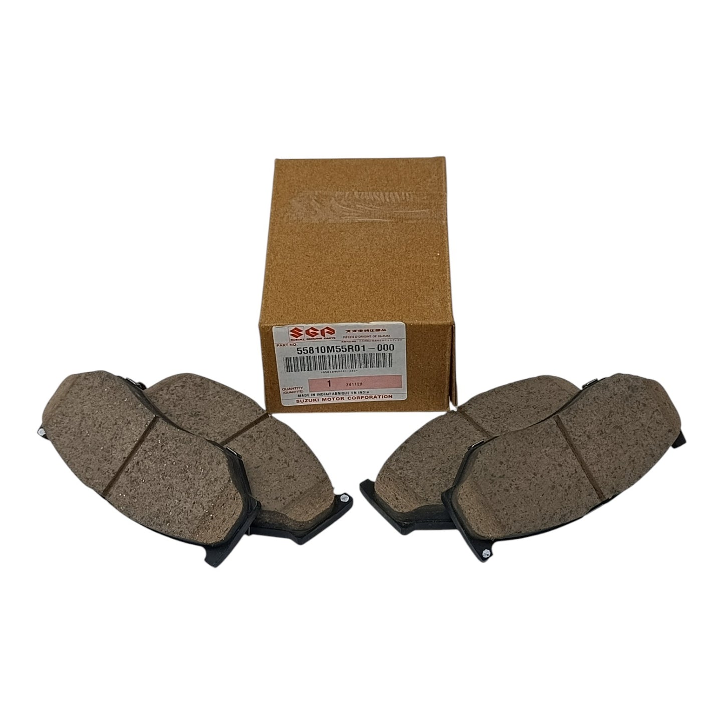 CONTENIDO DE PASTILLAS DE FRENO SUZUKI BALENO SWIFT 2017-2021 OEM