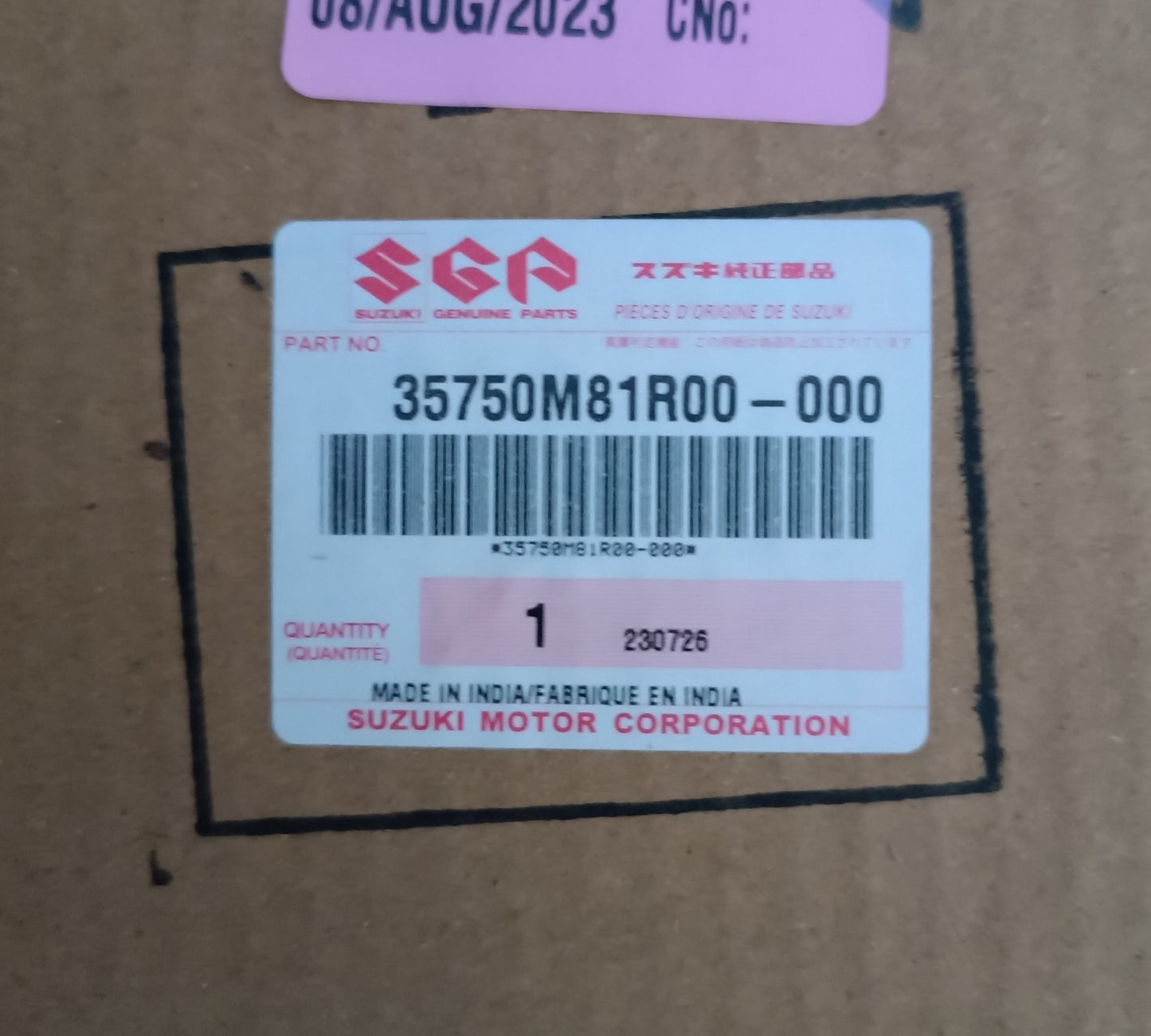 CODIGO OEM DE FARO TRASERO IZQUIERDO SUZUKI CELERIO ORIGINAL 2021 2025