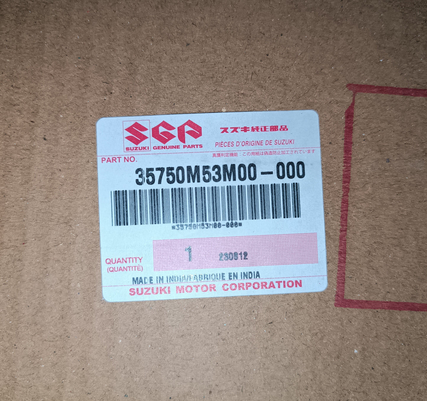 FOTO DE CODIGO OEM DE FARO TRASERO SUZUKI ALTO GLX ORIGINAL 2013 2023