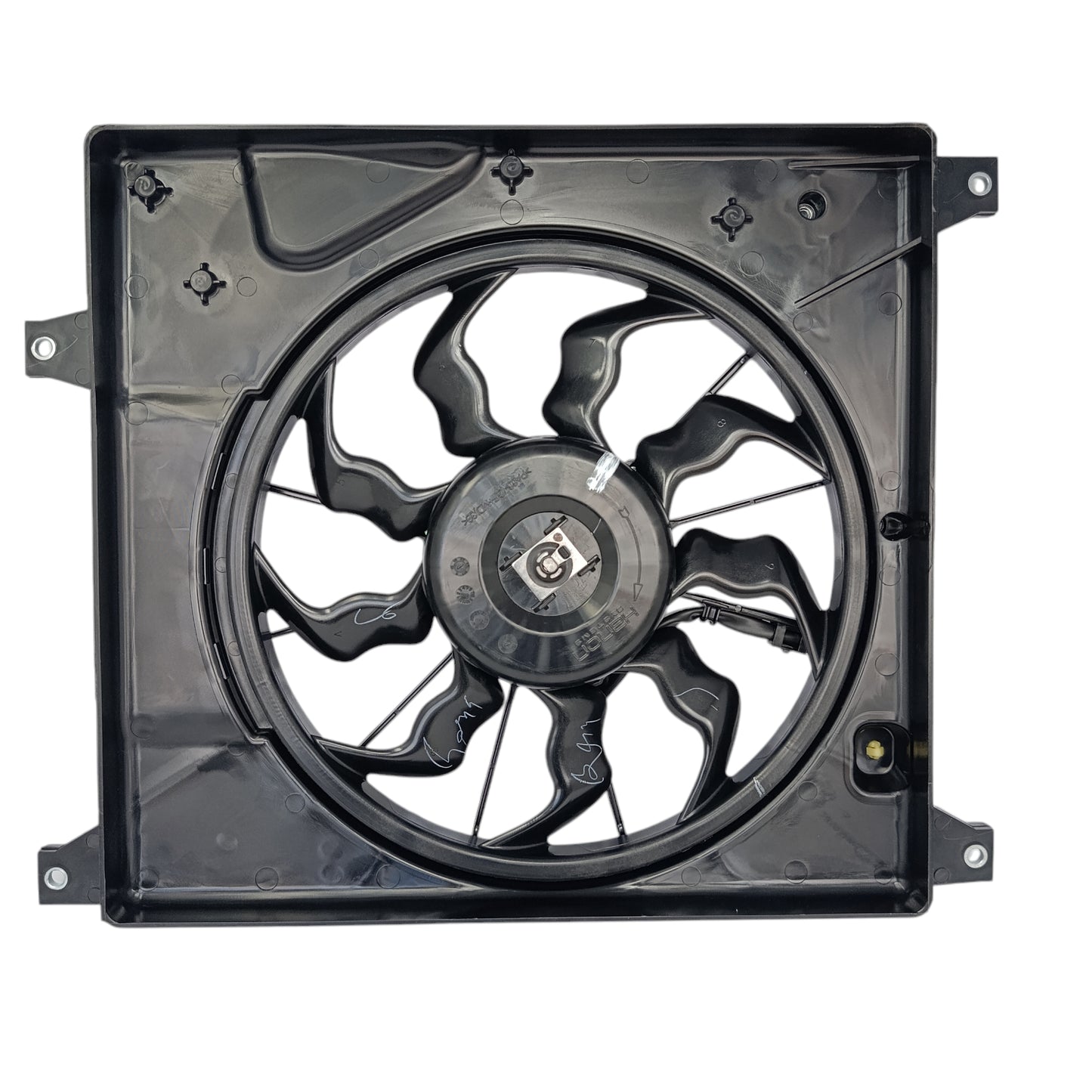 VISTA FRONTAL DE ELECTROVENTILADOR SUZUKI SPRESSO 2019-2022