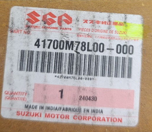CODIGO ORIGINAL AMORTIGUADOR TRASERO SUZUKI EECO 2009-2024 OEM