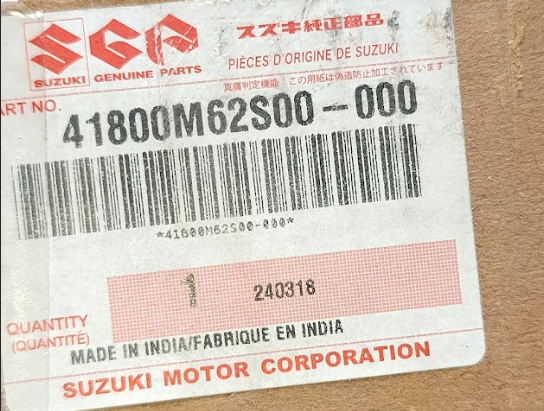 CODIGO ORIGINAL AMORTIGUADOR TRASERO SUZUKI SPRESSO 2019-2022 OEM 