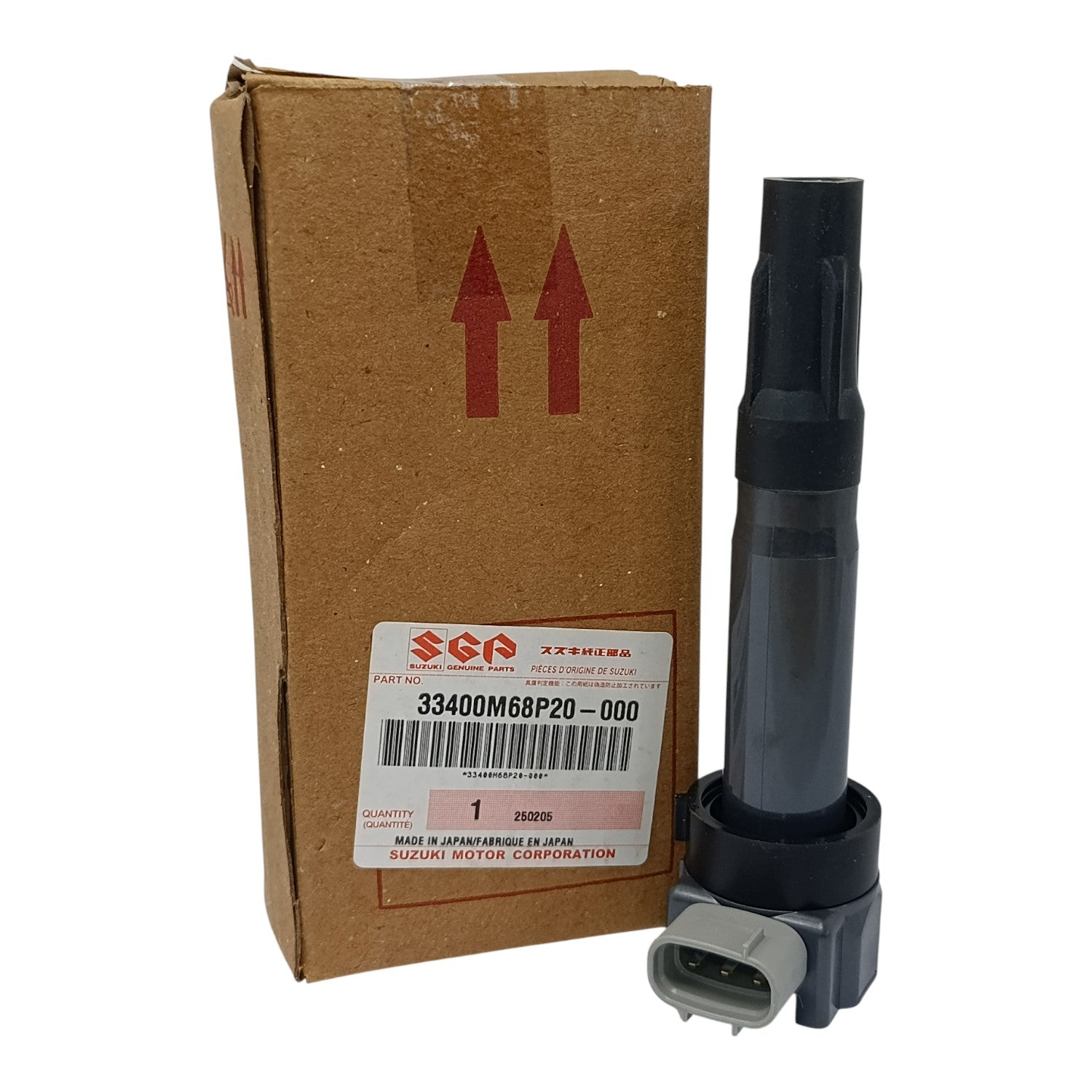 CAJA Y CODIGO DE BOBINA IGNICION SUZUKI SPRESSO SWIFT BALENO 2015-2025 OEM
