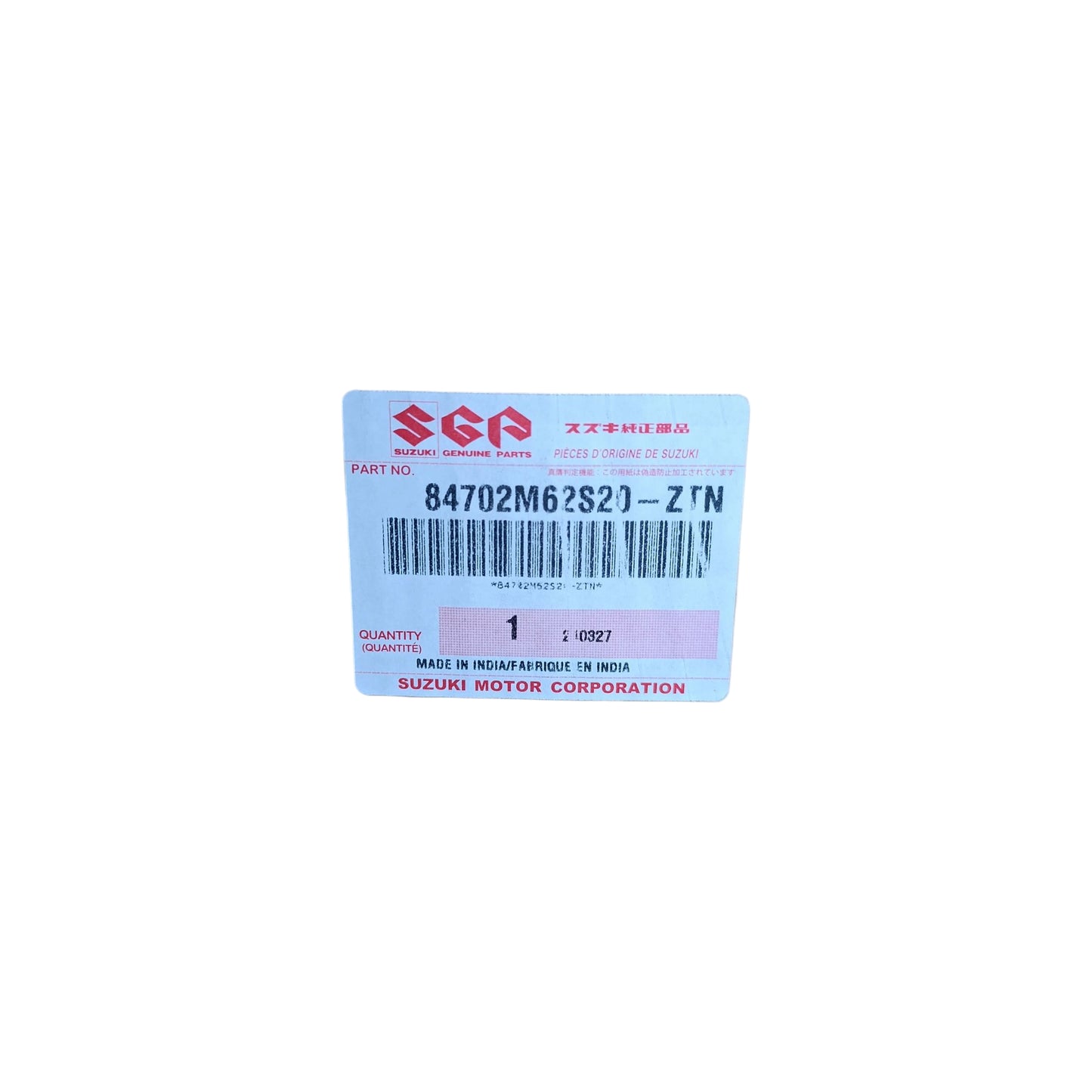 OEM ORIGINAL DE ESPEJO RETROVISOR IZQUIERDO SUZUKI SPRESSO 2019-2022 OEM