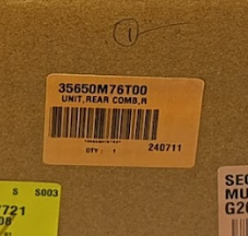 OEM ORIGINAL DE FARO TRASERO INFERIOR DERECHO DE SUSUKI VITARA 2022 2025