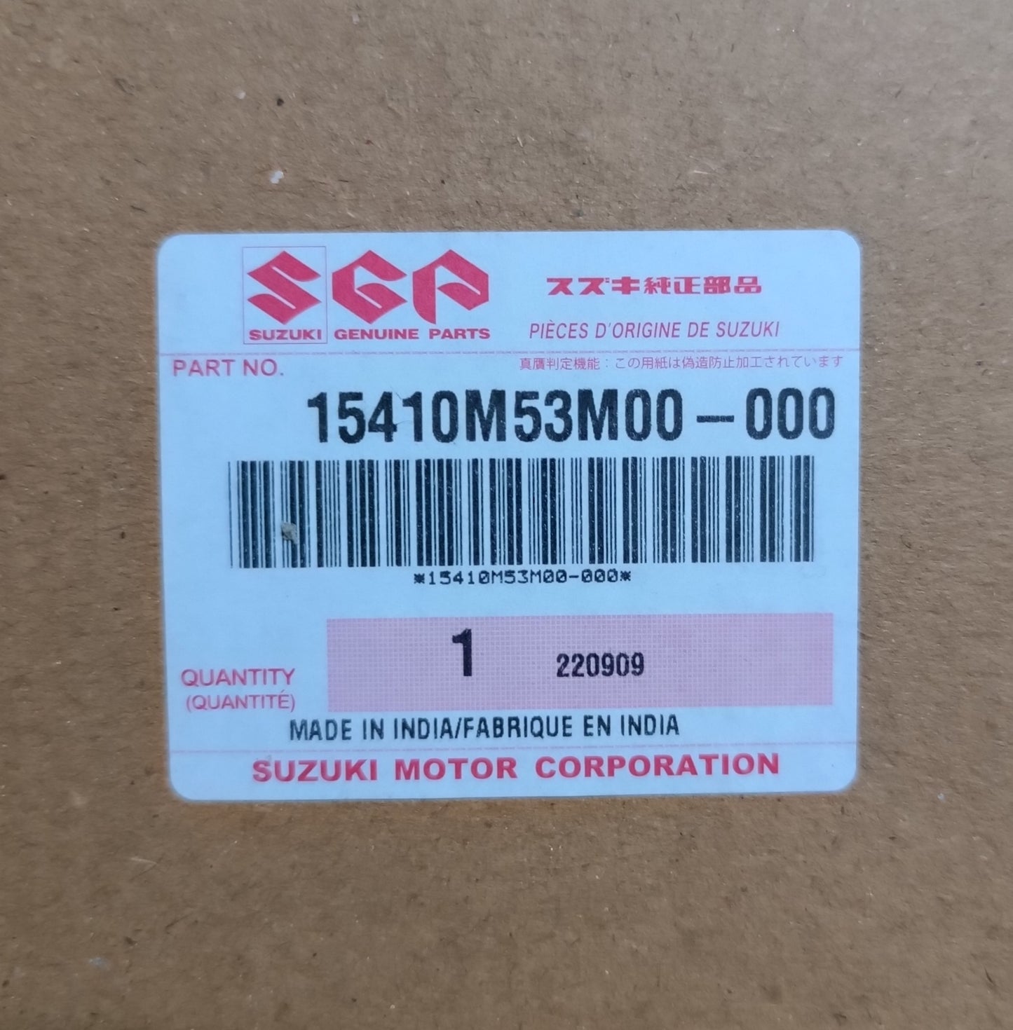 OEM ORIGINAL DE FILTRO DE GASOLINA PARA SUZUKI ALTO 2016 2024