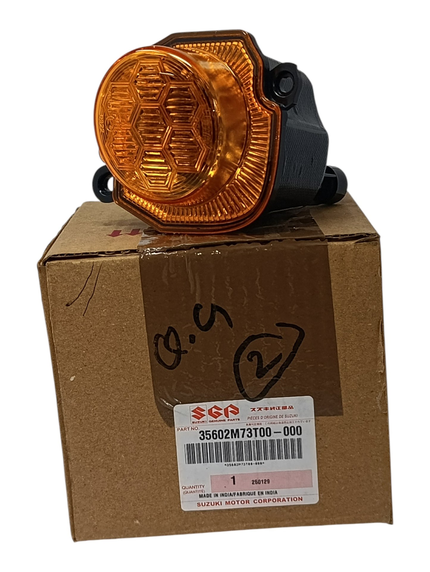 CONTENIDO DE CAJA OEM DE LUZ DE CRUCE DELANTERO IZQUIERDO SUZUKI JIMNY 2023 2025
