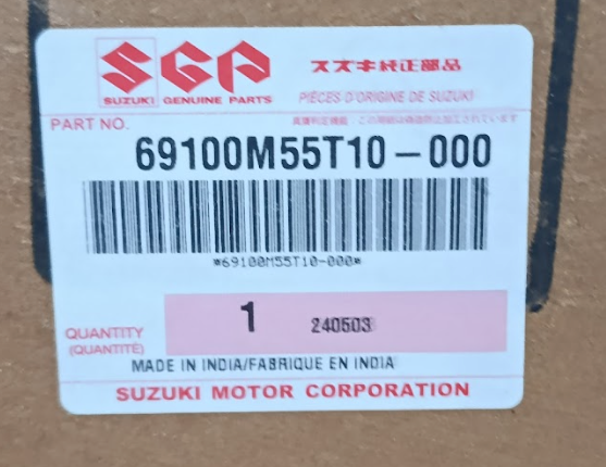 CODIGO Y CAJA DE PUERTA MALETA SUZUKI BALENO 2021-2026 OEM