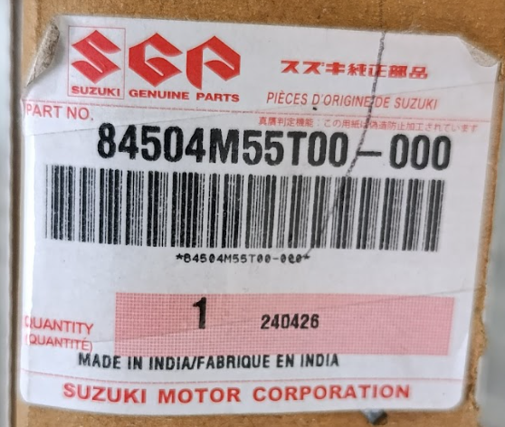 CODIGO VENTANA TRASERA IZQUIERDA SUZUKI BALENO 2022-2025 OEM