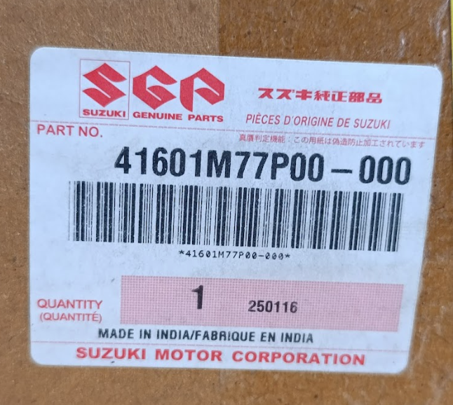 CODIGO ORIGINAL AMORTIGUADOR DELANTERO DERERECHO SUZUKI SUPER CARRY 2016-2025 OEM