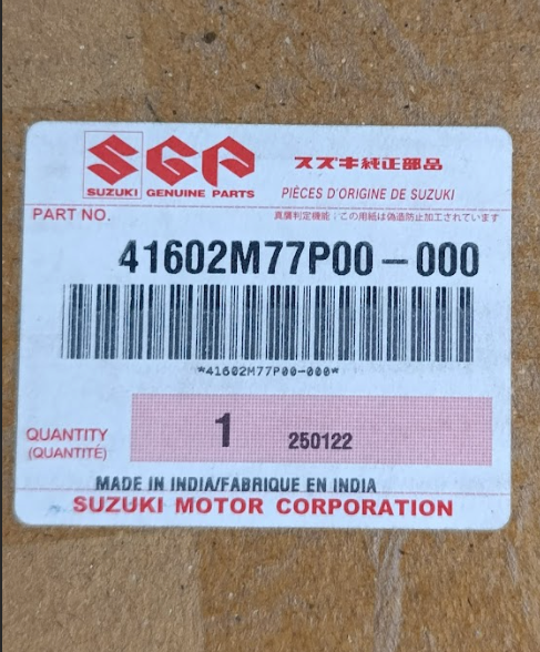 CODIGO ORIGINAL AMORTIGUADOR DELANTERO IZQUIERDO SUZUKI SUPER CARRY 2016-2025 OEM