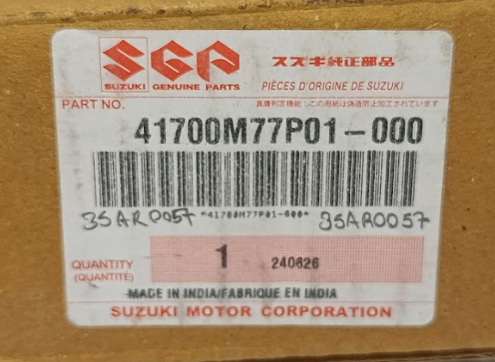 CODIGO ORIGINAL AMORTIGUADOR TRASERO SUZUKI SUPER CARRY 2016-2024 OEM