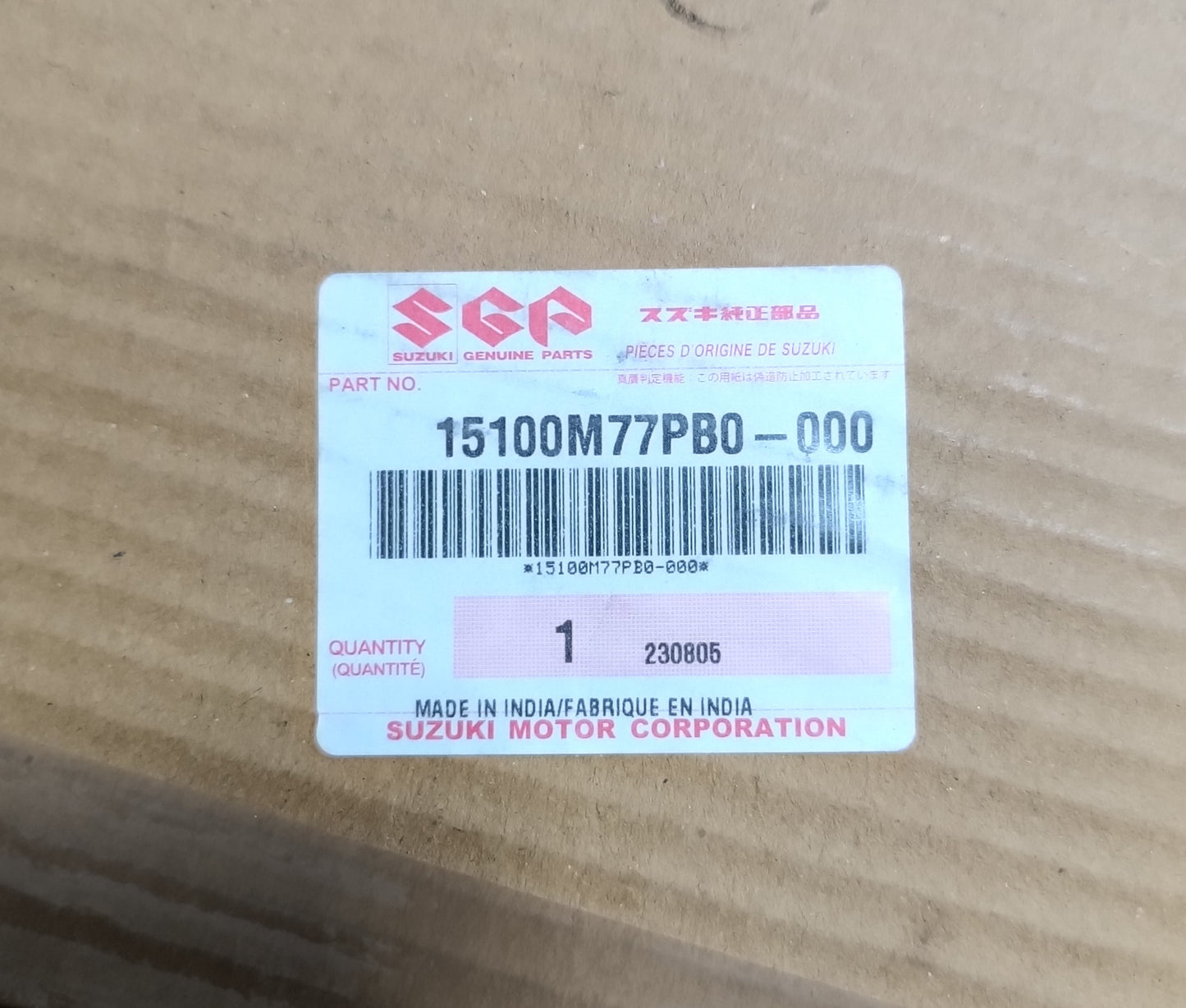OEM ORIGINAL DE MODULO DE GASOLINA SUZUKI SUPER CARRY 2019_2025