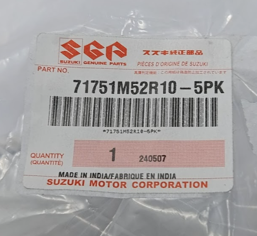 OEM ORIGINAL DE TAPA MARCO DE FARO ANTINIEBLA DERECHO SUZUKI SWIFT 2018 2024 