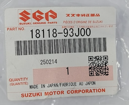 CODIGO ORIGINAL VALVULA PCV SUZUKI GRAND VITARA BALENO EECO 2022-2026 OEM