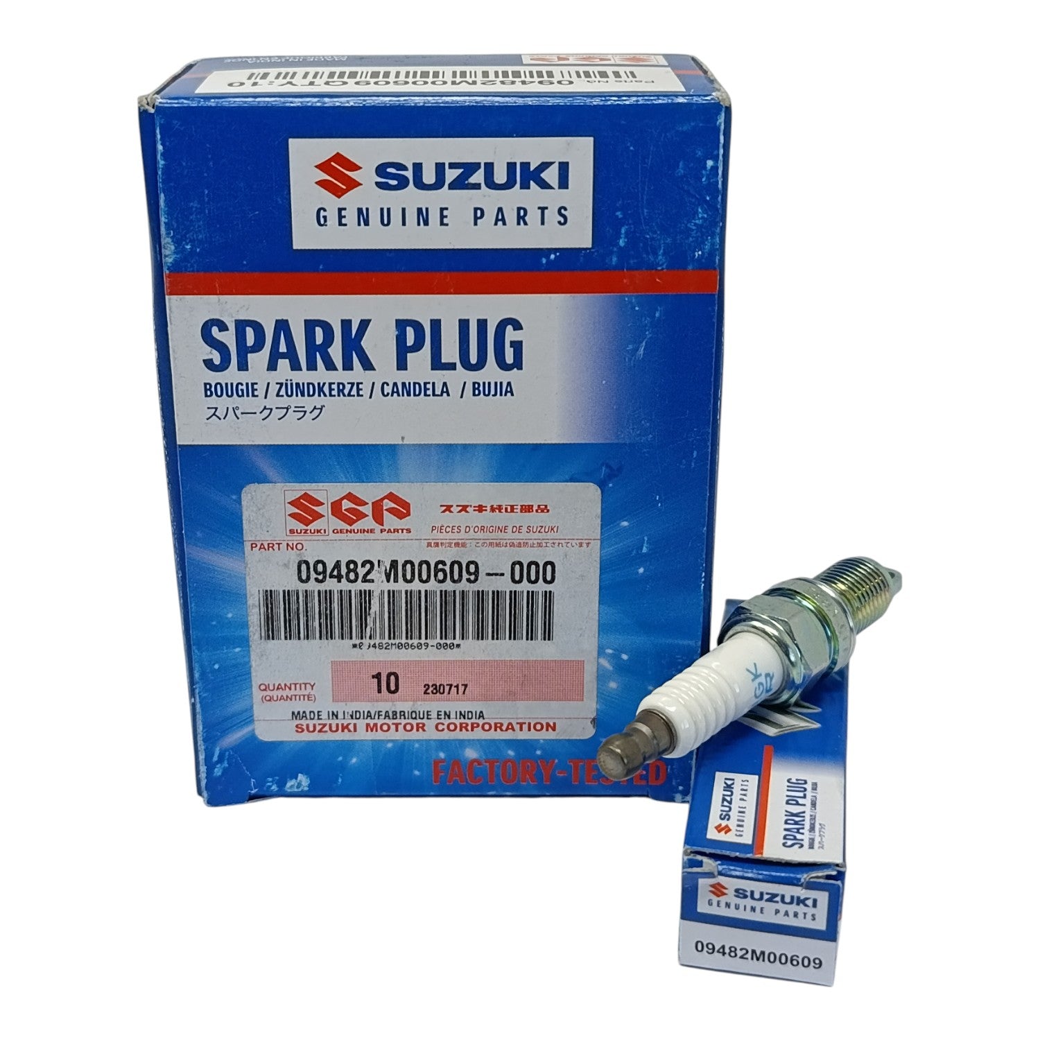 PACK DE 10 BUJIAS SUZUKI 2010 2024 OEM ORIGINAL