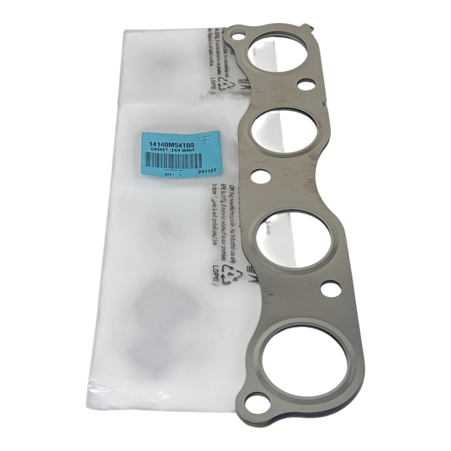 VISTA VERTICAL DE EMPACADURA MULTIPLE ESCAPE SUZUKI 2021-2025 OEM